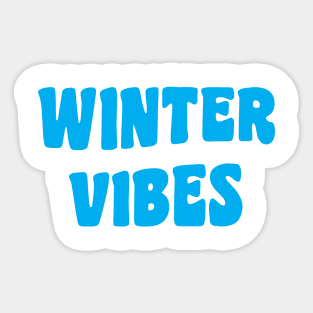 Winter Vibes Sticker